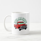 Ik hou van mijn truck - Oude, klassieke rode beste Koffiemok (Links)
