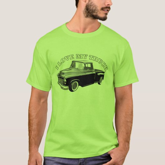 Ik hou van mijn truck t-shirt (Voorkant)
