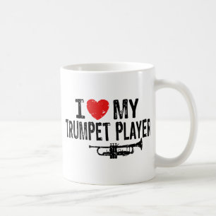 Ik hou van mijn Trumpet Player Koffiemok