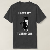 Ik hou van mijn Tuedo CatCat Lover T-shirt (Design voorkant)