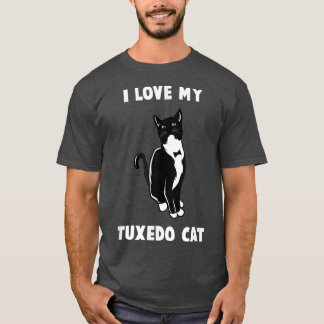 Ik hou van mijn Tuedo CatCat Lover T-shirt