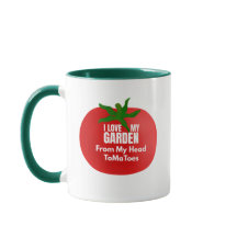Ik hou van mijn tuin van mijn hoofd tot mijn tomat
