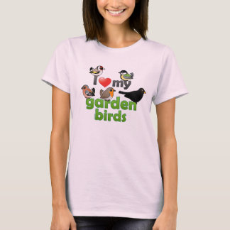 Ik hou van mijn tuinvogels t-shirt