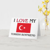 Ik hou van mijn Turkse vriend Kaart (Gele Bloem)