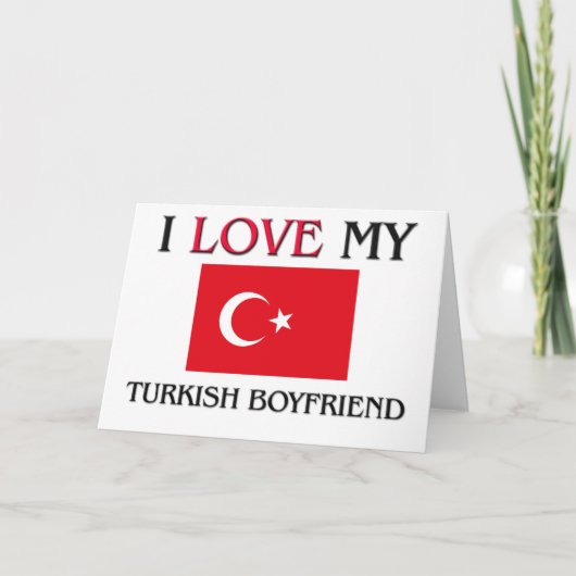 Ik hou van mijn Turkse vriend Kaart (Voorkant)