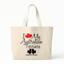 Ik hou van mijn twee Australische terriërhonden