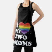 Ik hou van mijn twee momen-lesbienne schort (Insitu)