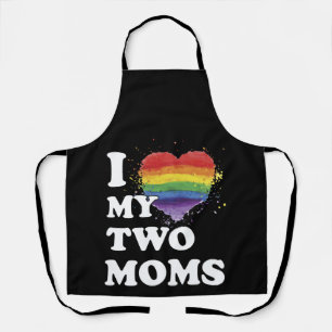 Ik hou van mijn twee moms schort