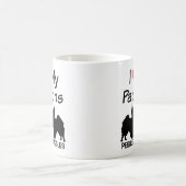 Ik hou van mijn twee papillonhonden Mok (Center)