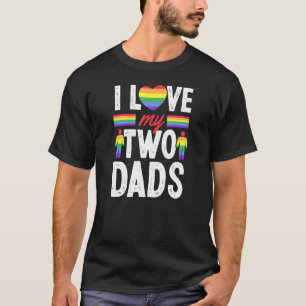 Ik hou van mijn twee vaders dag van de Jongerendaa T-shirt