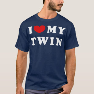 Ik hou van mijn tweeling, ik hoor mijn tweelingbro t-shirt