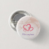 Ik hou van mijn tweeling ronde button 3,2 cm (Voorkant /achterkant)