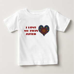 Ik hou van mijn tweelingzus, peuter shirt