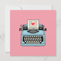 Ik hou van mijn typemachine