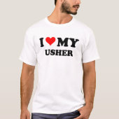 Ik hou van mijn Usher T-shirt