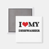 Ik hou van mijn vaatwasser magneet (Voorkant / Achterkant)
