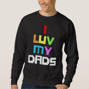 Ik hou van mijn vader 2 vaders regenboog pride vad trui