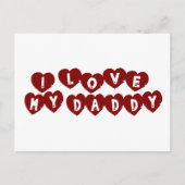 Ik hou van mijn vader briefkaart (Voorkant)