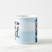 Ik hou van mijn vader Gepersonaliseerde Fotokoffie Koffiemok (Center)