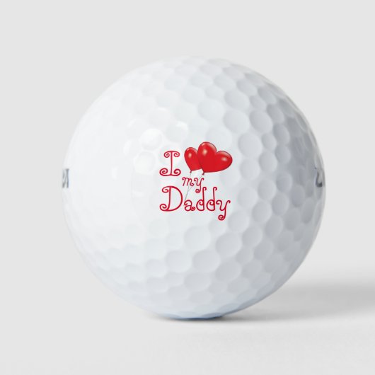 Ik hou van mijn vader golfballen (Voorkant)