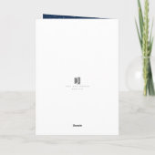 Ik hou van mijn vader Grieks baasblauw Vaderdag Feestdagen Kaart (Achterkant)