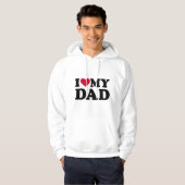 Ik hou van mijn vader hoodie (Voorkant volledig)