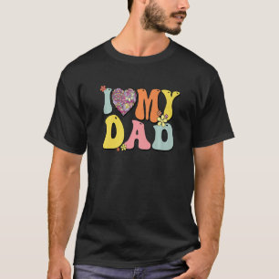 Ik hou van mijn vader ik hoor mijn vader Retro Gro T-shirt