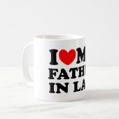 Ik hou van mijn vader in de wet koffiemok (Voorkant links)