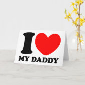 Ik hou van mijn vader kaart (Gele Bloem)