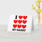 Ik hou van mijn vader kaart (Gele Bloem)