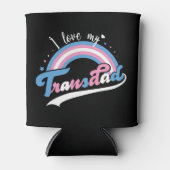 Ik hou van mijn vader | LGBTQ | Transgender Blikjeskoeler (Voorkant)