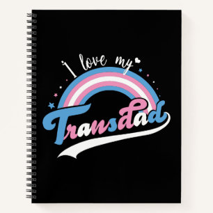 Ik hou van mijn vader LGBTQ Transgender Notitieboek