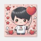 Ik hou van mijn vader magneet (Voorkant)