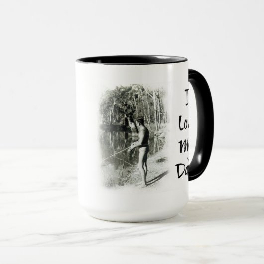 Ik hou van mijn vader! mok (Voorkant rechts)