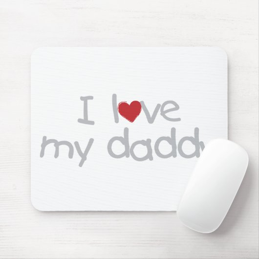 Ik hou van mijn vader muismat (Met muis)