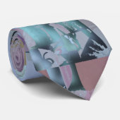 Ik hou van mijn vader Originele Lettering Design C Stropdas (Opgerold)