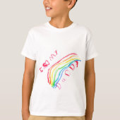"Ik hou van mijn vader" Regenboog T-shirt (Voorkant)