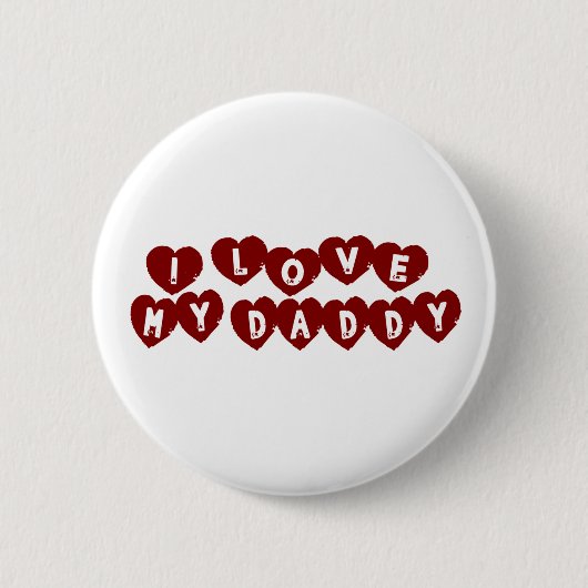 Ik hou van mijn vader ronde button 5,7 cm (Voorkant)