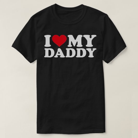 Ik hou van mijn vader t-shirt (Design voorkant)
