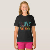Ik hou van mijn vader t-shirt (Voorkant volledig)