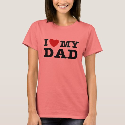 Ik hou van mijn vader t-shirt (Voorkant)