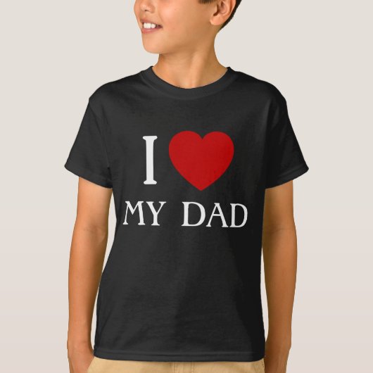 Ik hou van mijn vader | T-shirts (Voorkant)