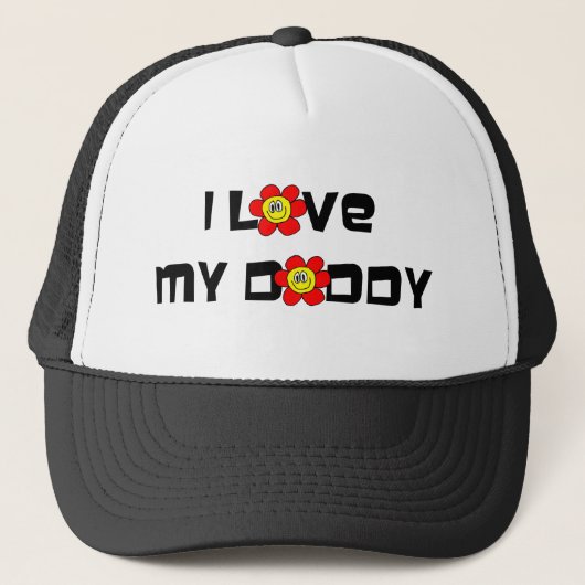 Ik hou van mijn vader trucker pet (Voorkant)