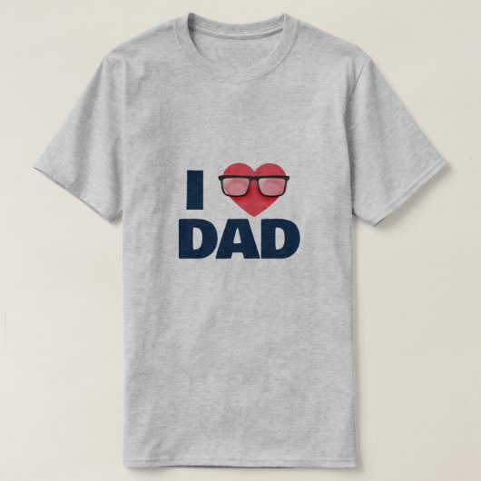 Ik hou van mijn vader Vaderdag Shirt Gifts (Design voorkant)