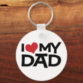 Ik hou van mijn vader Vaderdag Sleutelhanger (Voorkant)