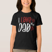 Ik hou van mijn vader, Vaderdag Tri-Blend Shirt (Voorkant)