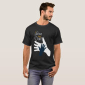 Ik hou van mijn vader voor een zoon of dochter die t-shirt (Voorkant volledig)