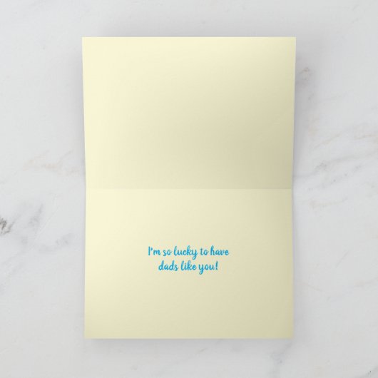 Ik hou van mijn Vaderdag Kaart (Binnen)