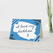 Ik hou van mijn Vaderdag Kaart (Voorkant)