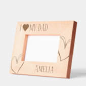 Ik hou van mijn vaders dag afbeelding lijst gegraveerde lijstjes (Links)